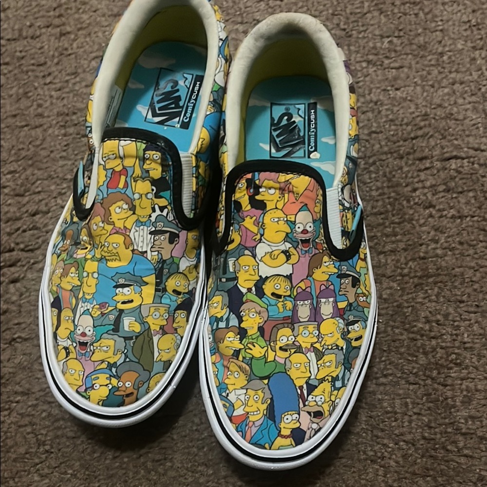 Vans Cartoon Character Slip-On Shoes